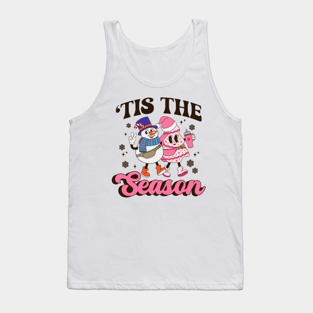 Little Tis' The Season Christmas Tree Cakes Debbie T-Shirt Tank Top by Hobbybox